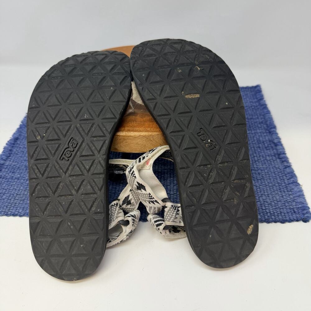 Teva Original Universal Sandals Tan Aztec Open Toe Hook And Loop Strap Size 9 - Picture 4 of 4